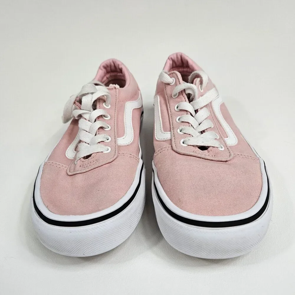 Vans Kids Old Skool Shoe -‎ Girls Size 5 - Powder Pink